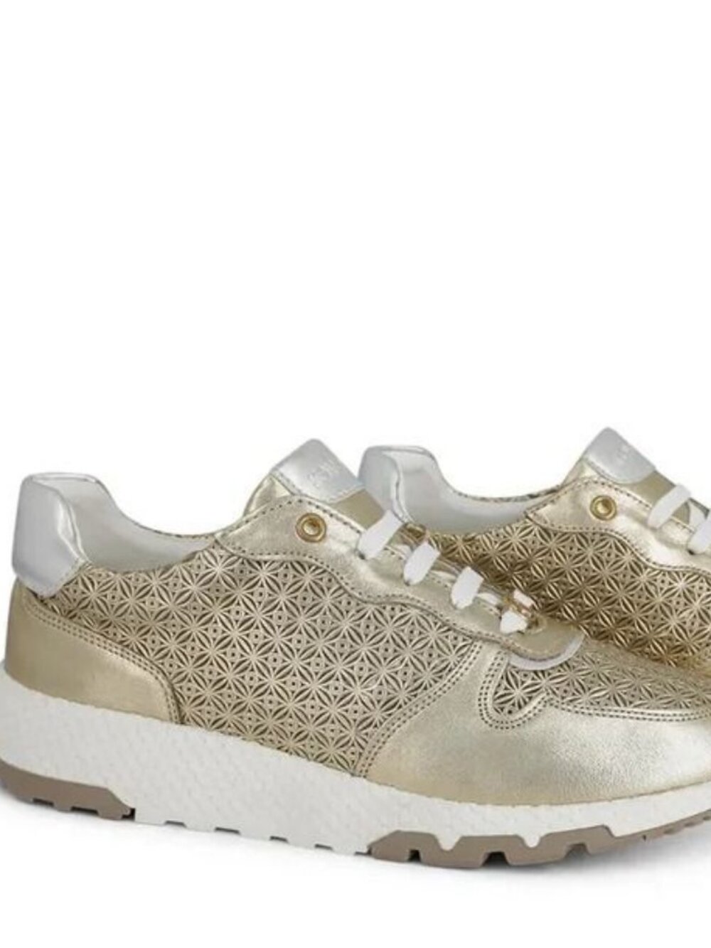 Revere  Los Angeles Shoe Sneaker Gold Multi Leather  Women's Size 9 US  NIB